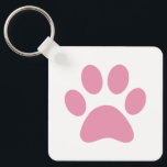 Paw Print    Keychain<br><div class="desc">Fun Paw Print design for animal lovers!</div>