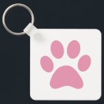 Paw Print    Keychain<br><div class="desc">Fun Paw Print design for animal lovers!</div>