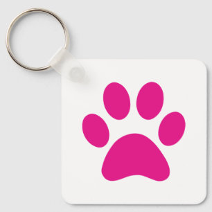 Paw Print     Keychain