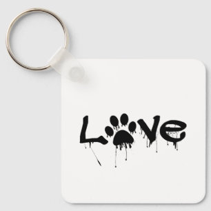 Paw Print     Keychain