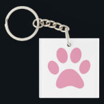 Paw Print    Keychain<br><div class="desc">Fun Paw Print design for animal lovers!</div>