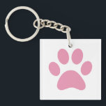 Paw Print    Keychain<br><div class="desc">Fun Paw Print design for animal lovers!</div>