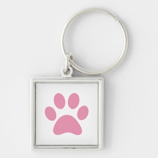 Paw Print    Keychain (Front)