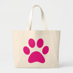 Paw Print        Large Tote Bag