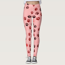 Paw Print Leggings for Dog Lovers