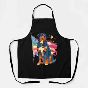 Paw Print Love Dog Quote Art for Pet Owners Apron