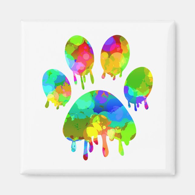 Paw Print         Magnet (Front)