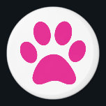 Paw Print       Magnet<br><div class="desc">Paw,  print,  dog,  cat,  pet,  puppy,  kitten,  sympathy,  keepsake,  remembrance</div>