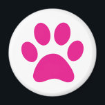 Paw Print       Magnet<br><div class="desc">Paw,  print,  dog,  cat,  pet,  puppy,  kitten,  sympathy,  keepsake,  remembrance</div>