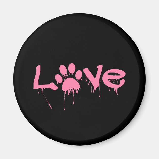 Paw Print     Magnet (Front)