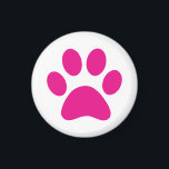 Paw Print      Magnet<br><div class="desc">Paw,  print,  dog,  cat,  pet,  puppy,  kitten,  sympathy,  keepsake,  remembrance</div>