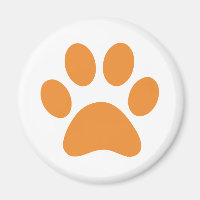 Paw Print Magnet