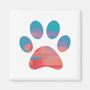 Paw Print Magnet