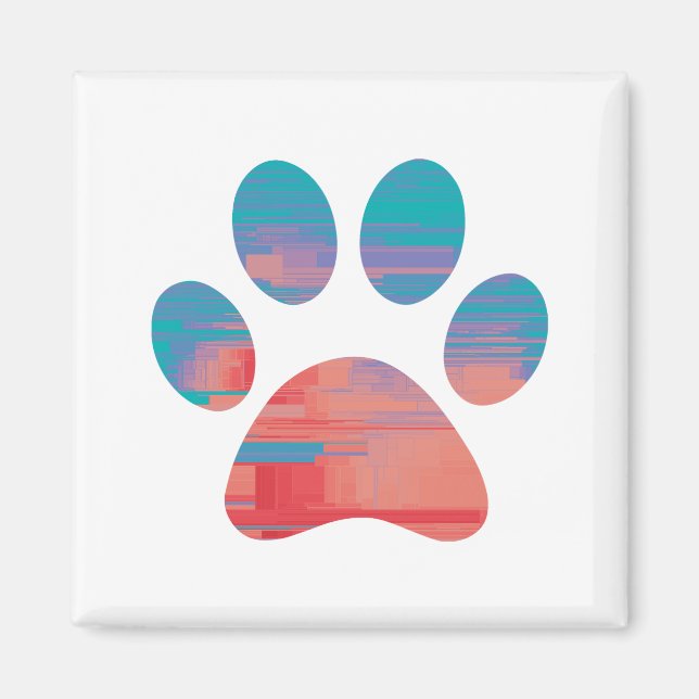 Paw Print               Magnet (Front)
