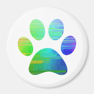 Paw Print Magnet