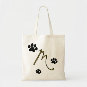 Paw Print Monogram Bag