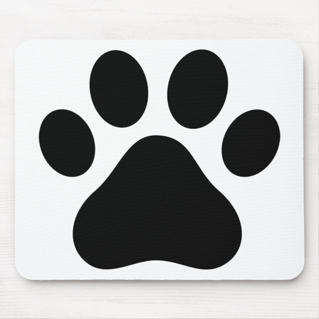 Paw print mouse pad (Front)