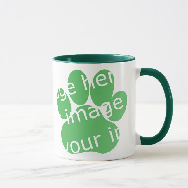 Paw Print Mug Design (Right)