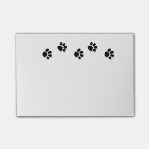Paw Print Note Pad