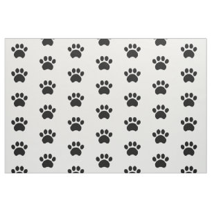 Paw Print Pattern Fabric