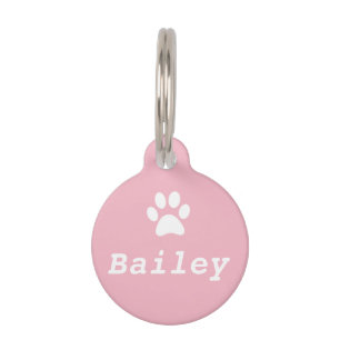 Paw Print Pet Tag