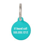 Paw Print Pet Tag