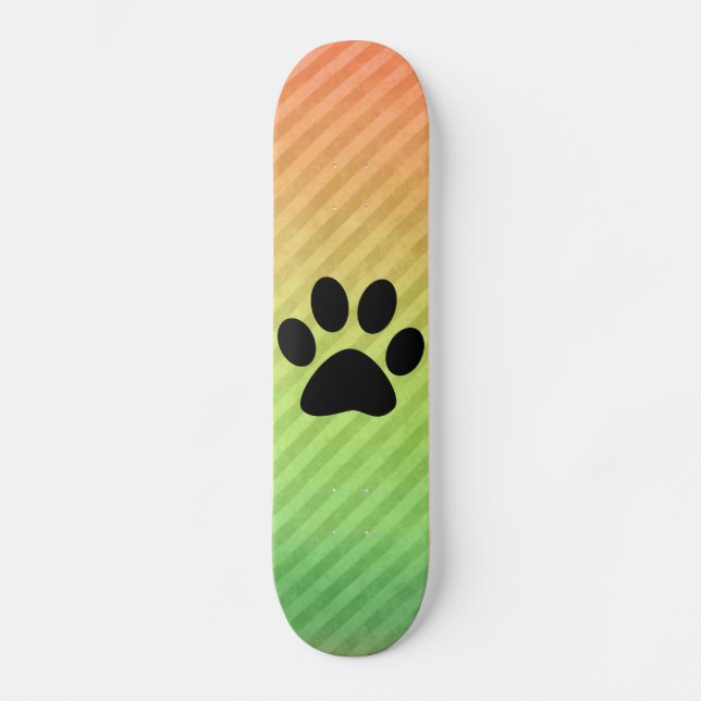 Paw Print Skateboard (Front)