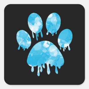 Paw Print             Square Sticker