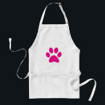 Paw Print    Standard Apron<br><div class="desc">Paw,  print,  dog,  cat,  pet,  puppy,  kitten,  sympathy,  keepsake,  remembrance</div>