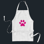 Paw Print    Standard Apron<br><div class="desc">Paw,  print,  dog,  cat,  pet,  puppy,  kitten,  sympathy,  keepsake,  remembrance</div>