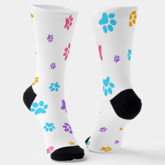 Paw Print Sustainable Premium Crew Sock
