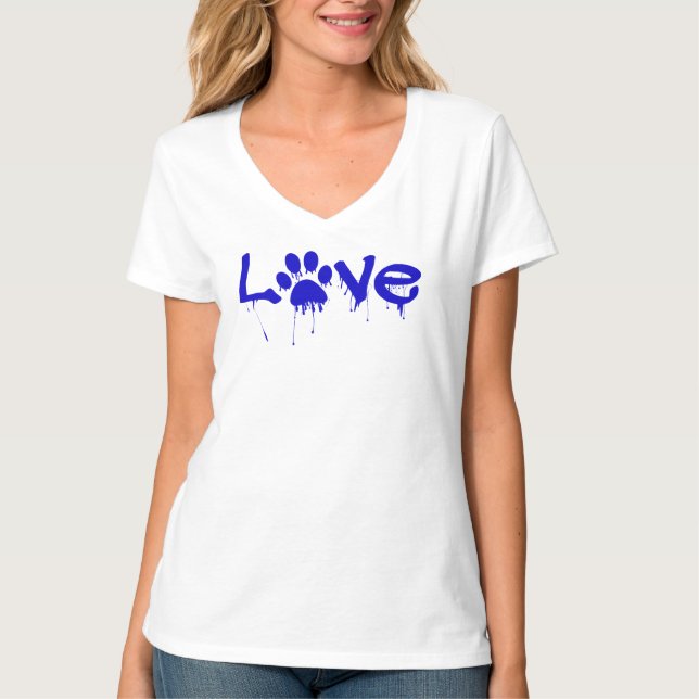 Paw Print T-Shirt (Front)