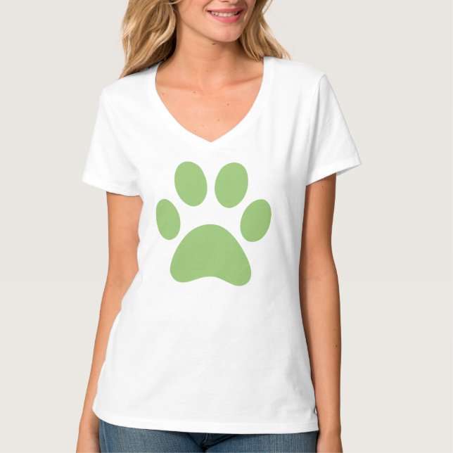 Paw Print   T-Shirt (Front)