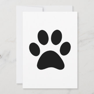 PAW PRINT THANK YOU CARD