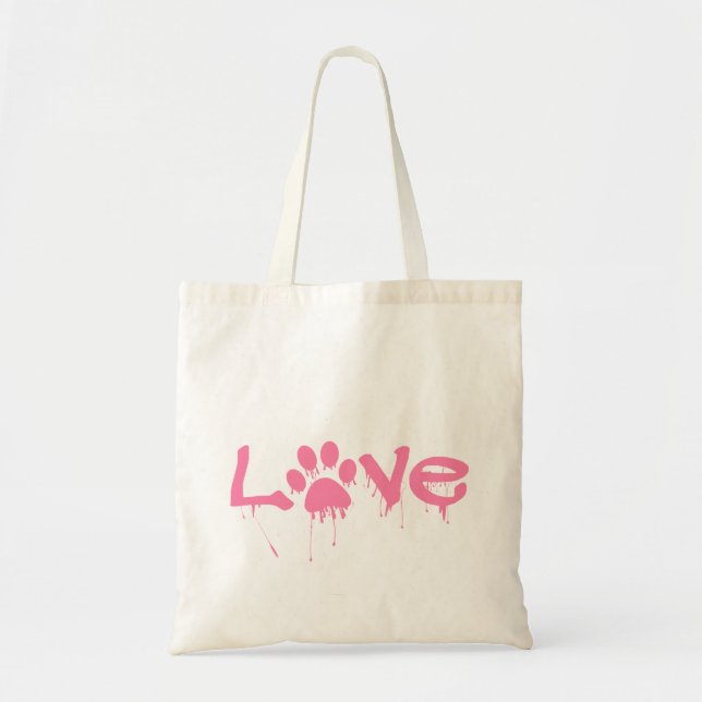 Paw Print     Tote Bag (Front)