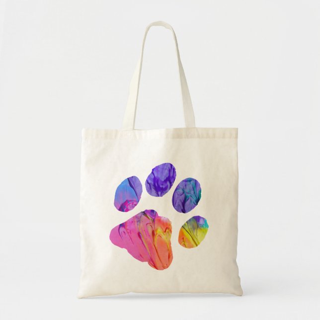 Paw Print Tote Bag (Front)