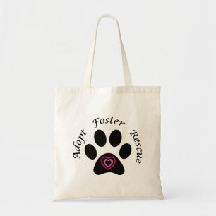 Paw Print Tote Bag