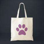 Paw Print   Tote Bag<br><div class="desc">Fun Paw Print design for animal lovers!</div>