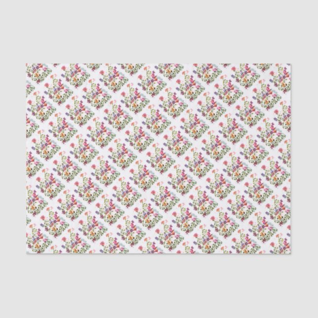 PAW PRINTS ANGEL TISSUE PAPER (Front)