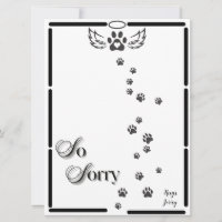 Paw Prints Angel Wings Design