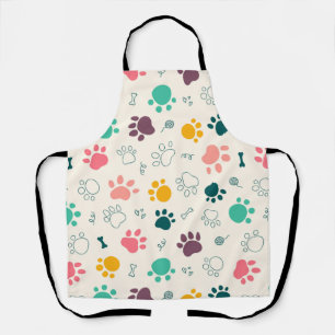 Paw Prints Apron