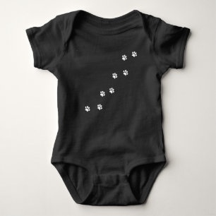 Paw Prints Baby Bodysuit