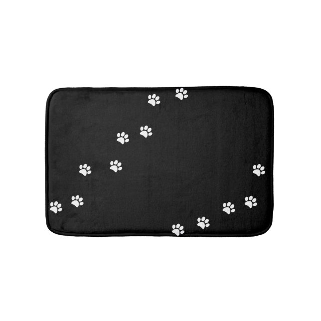 Paw Prints Bath Mat (Front)
