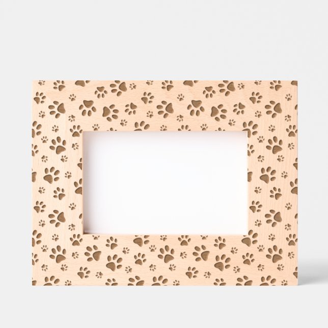 Paw Prints Design Etched Frames (Front)