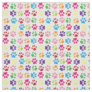 Paw Prints Fabric