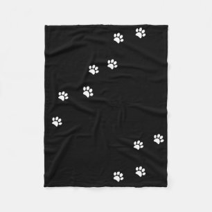 Paw Prints Fleece Blanket