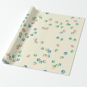Paw Prints for Pet People Wrapping Paper
