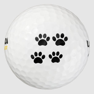 Paw Prints Golf Ball