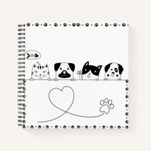 Paw Prints & Heartbeats: Pet Graph Notebook