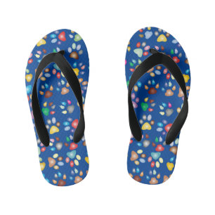 Paw Prints Kid's Jandals
